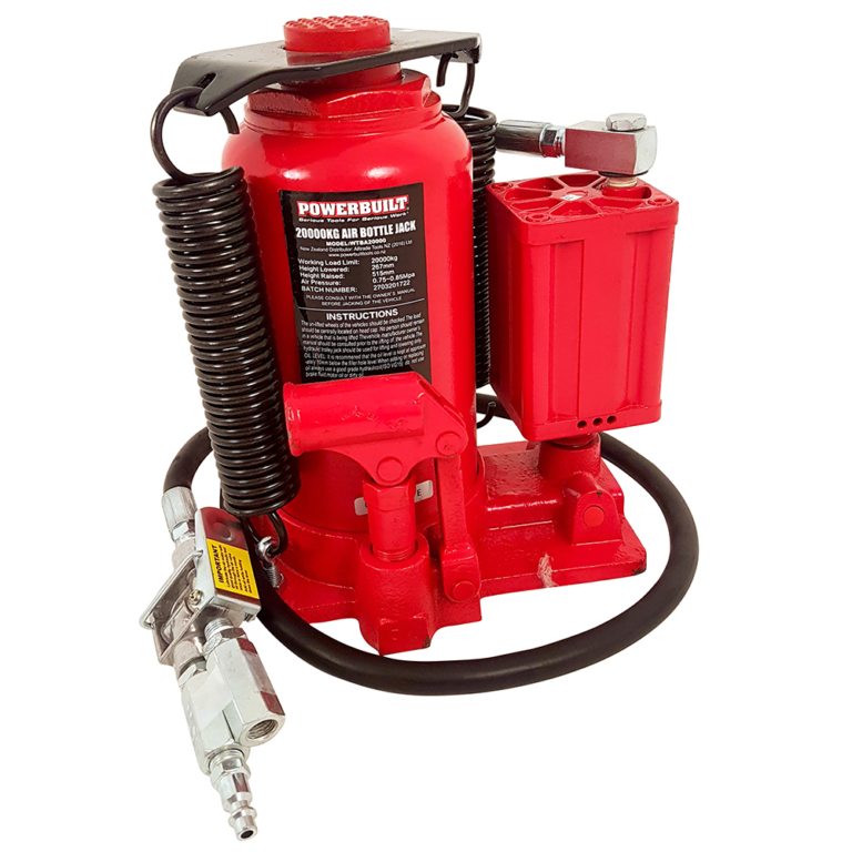 22 Ton / 20000kg Air Hydraulic Bottle Jack - Powerbuilt Tools